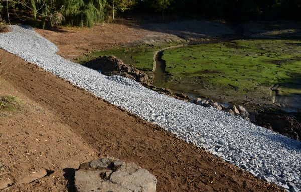 Landscape Swales Installation in Mason
