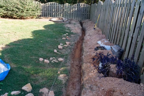Trench Drain Installation in Mason