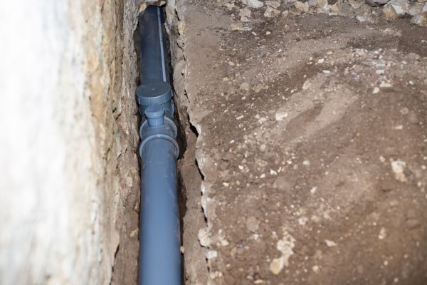 Drain Line Installation in Mason