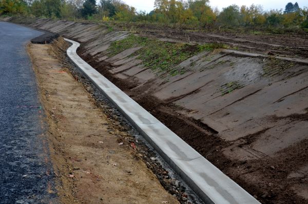 Slope Drainage Installation in Mason