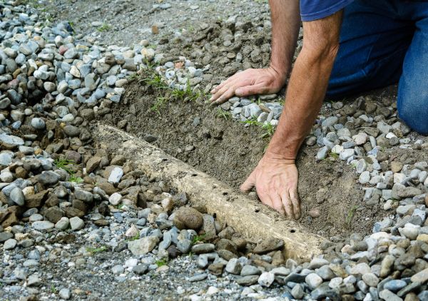 French Ditch Installation in Mason