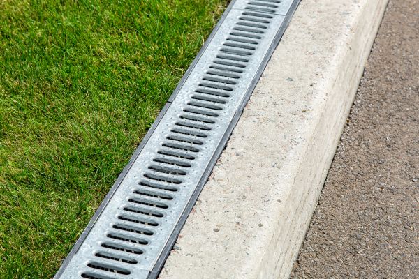 Courtyard Drain Installation in Mason